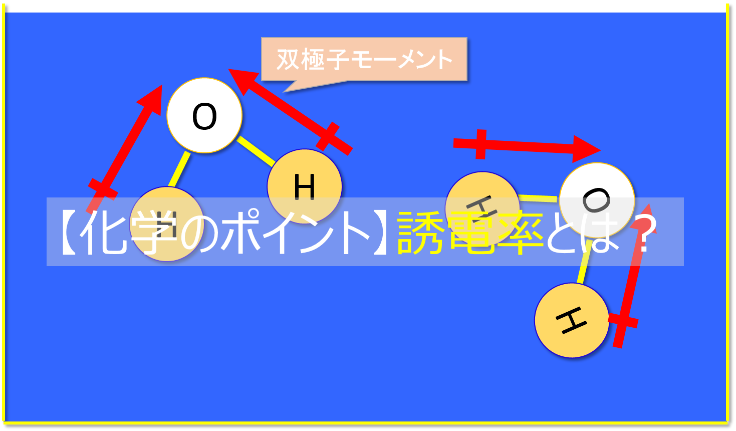 化学のポイント 誘電率とは ざっくり解説 化学ネットワーク 化学解説 業界研究 就職