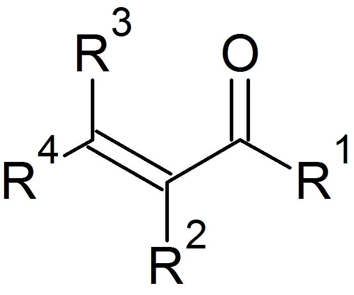 適当に描いた補正後のαβ不飽和カルボニル